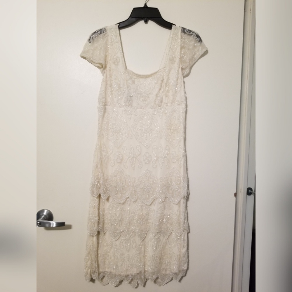 Pisarro Nights Beaded Sheath Dress